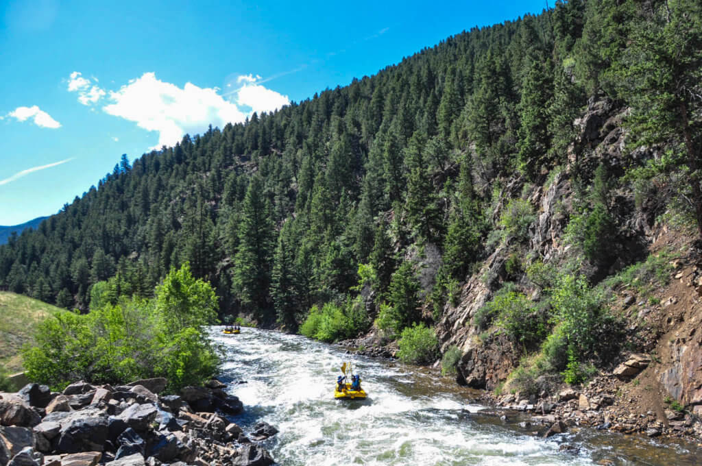 Browns Canyon Rafting Colorado