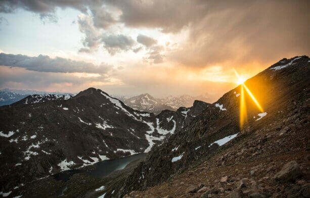 Sunset at Mount Evans Colorado